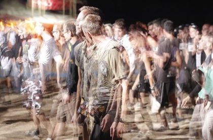 outdoor college event