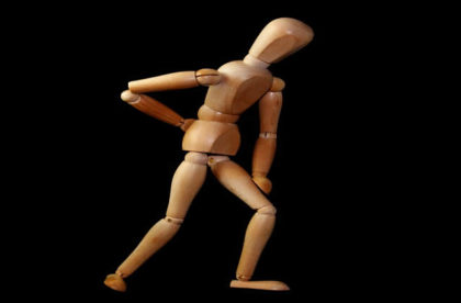 student with sciatica