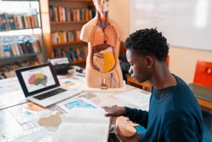 studying to be a doctor